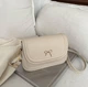 Сумка молочного цвета с бантиком красивая стильная сумочка mini bag aesthetic - изображение 2