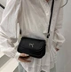 Сумка черная с бантиком красивая стильная сумочка mini bag aesthetic - изображение 7