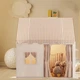 Дитячий ігровий кімнатний намет-будиночок Home 120×100×130 см бежевий для дому та вулиці - зображення 8