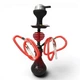 Кальян Hookah Dafna 0151-2 Red Plus высотой 41 см на 2 персоны - изображение 2