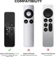 Силиконовый защитный чехол AhaStyle для пульта Apple TV Siri Remote (1st Gen) с держателем для AirTag Светится в темноте Голубой - изображение 2