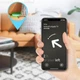 Силиконовый защитный чехол AhaStyle для пульта Apple TV Siri Remote (1st Gen) с держателем для AirTag Светится в темноте Голубой - изображение 6