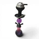 Кальян Hookah Dafna 0151-2 Lilac Plus высотой 41 см на 2 персоны - изображение 5