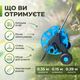Катушка AgroStar М-60 для хранения 60м шланга барабан пластиковый переносной держатель напольный ручной - изображение 1