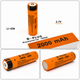 Аккумулятор 18650 B-plus 2000 mAh реальный объём Li-Ion 3.7v для фонарей - изображение 3