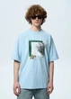 Чоловіча футболка "Kyiv Summer" Сіро-блакитний 2XL 000044162 - изображение 1