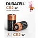Батарейки CR2 3V Duracell, Bulk, літієві, для техніки та датчиків, 2 шт - зображення 1