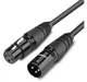 Кабель UGREEN AV130 XLR Male to Female Cable 3m Black (20711) - изображение 2