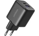 Зарядний пристрій UGREEN X516 30W 2-Port GaN Fast Charger Black (65014) - зображення 2