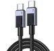 Кабель UGREEN L524 USB-C to USB-C 60W PD Cable 2m Space Gray (55775) - изображение 1