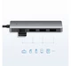 USB-хаб UGREEN CM219 4-in-1 USB Type-C to 4xUSB 3.0 HUB Space Gray (70336) - зображення 3