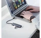 USB-хаб UGREEN CM219 4-in-1 USB Type-C to 4xUSB 3.0 HUB Space Gray (70336) - зображення 7