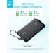 Зовнішній акумулятор Anker 20000 mAh 22,5W PD Built-In USB-C Cable Black (A110EH11) - зображення 3