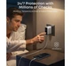 Мережевий зарядний пристрій Anker Gan Charger 100W PD, 3-Ports, Display, with USB-C Cable Silver (B121BG41) - зображення 8