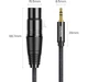 Кабель UGREEN AV182 3.5mm Male to XLR Female 2m Black (20244) - изображение 3