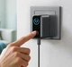 СЗУ Anker Gan Charger 100W PD, 3-Ports, Display, with USB-C Cable Dark Gray (B121BGZ1) - изображение 6