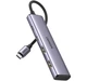 USB-хаб UGREEN CM473 USB-C to 2xUSB 3.0 + 2xUSB-C 5Gpbs Space Grey (15395) - зображення 1
