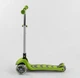 Самокат трехколесный Y-00436 (4) Best Scooter, САЛАТОВЫЙ, складной алюминиевый руль, 4 колеса PU со светом, d=12 см - изображение 2