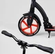 Самокат двухколесный Best Scooter 40860 (4) колеса PU – переднее 23 см, заднее – 20 см, 1 амортизатор, широкий руль, зажим руля - изображение 4