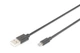 Digitus Кабель USB 2.0 (AM/microB) 0.9m, black - изображение 1