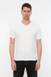 Футболка хлопковая длинная мужская Trendyol TMNSS19BO0002 2XL White (8680651434342) - изображение 1