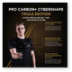 Ракетка для настільного тенісу Stiga Pro Carbon Plus Cybershape Truls Edition 5 Star FL (1215-1306-35) - зображення 8