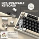 Клавиатура Attack Shark X87 RGB Linear Strawberry Switch Cheese White (AS-6972792471471-CW) [166724] - изображение 4