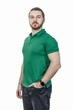 Футболка-поло Tony Montana 1189-39 3XL зелёная - изображение 2