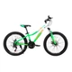 Велосипед SPARK WAVE JR. (колеса - 24", сталева рама - 12") Зелений з білим - зображення 2