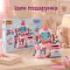 Блочний конструктор-моделятор COGO Казкова мрія: Косметичний столик-трюмо та Студія стилю (653 дет.) Розовый - изображение 5