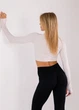 Женский кроп-лонгслив с отверстиями для пальцев Giulia FLEX LONGSLEEVE ACTIVE S/M Pink-primerose, спортивный кроп топ - изображение 9