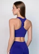 Спортивный женский топ Giulia Flex top «Cut-Out Fit» B03 L Navy-navy, эластичный топ в рубчик, для тренировок, для фитнеса - изображение 8