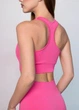 Женский спортивный топ на молнии Giulia Flex top "Zip-Up Active" 336 L Pink-raspberry, маломерная модель, топ в рубчик из микрофибры, для тренировок, для фитнеса - изображение 10