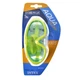 Маска для ныряния детская Intex Aqua Flow Kids 3-8 лет бирюзовая, плавающая маска для моря и бассейна - изображение 5