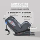 Дитяче автокрісло від 0 до 12 років EL CAMINO ME 1114 EVEREST Light Gray, група 0+/1-2-3, кріплення isofix, поворот 360 - зображення 5