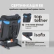 Дитяче автокрісло від 0 до 12 років EL CAMINO ME 1114 EVEREST Light Gray, група 0+/1-2-3, кріплення isofix, поворот 360 - зображення 7