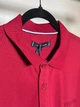 Мужская футболка поло Tommy Hilfiger с вышитым логотипом Tonal Embroidery Logo, бордо, размер M (TH12001.4M) - изображение 5