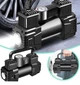 Автомобильный компрессор портативный Air Pump SCK619 12V с манометром и LED фонарем стрелочный - изображение 2