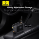 Автомобильное пусковое устройство 4-в-1 Baseus Super Energy Jump Starter 600А аккумуляторный стартер с функцией компрессора - изображение 6