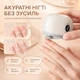 Электрические кусачки для ногтей с полировочной насадкой, LED-подсветкой и контейнером для обрезков, розовый - изображение 2