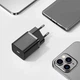 Мережевий зарядний пристрій 20W Baseus Super Si Quick Charger 1Type-C швидка зарядка Power Delivery 3.0+Quick Charge 3.0 CCSUP-B01 Black - зображення 3