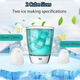 Ледогенератор Ice Maker HZB-12/G Портативный ледогенератор 1.3 л, 12 кг льда за 24 часа Белый - изображение 5