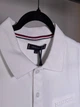 Мужская футболка поло Tommy Hilfiger с вышитым логотипом Tonal Embroidery Logo, белая, размер M (TH12001.7M) - изображение 5