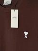 Мужская футболка AMI Paris Small A Heart коричневая, размер M (AP12002.1M) - изображение 4