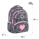 Рюкзак школьный GoPack Education Fluffy Heart GO26-175M-4 - изображение 2
