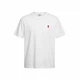 Мужская футболка AMI Paris Ami De Coeur Classic Fit T-Shirt белая, размер M (AP12001.7M) - изображение 1
