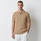 Мужская футболка поло Ralph Lauren Cable Knit бежевая, размер M (RL13001.14M) - изображение 3