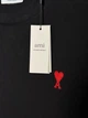 Мужская футболка AMI Paris Ami De Coeur Classic Fit T-Shirt черная, размер L (AP12001.2L) - изображение 5
