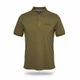 Мужская футболка поло Tommy Hilfiger с вышитым логотипом Tonal Embroidery Logo, хаки, размер L (TH12001.2L) - изображение 1