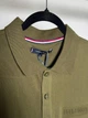 Мужская футболка поло Tommy Hilfiger с вышитым логотипом Tonal Embroidery Logo, хаки, размер L (TH12001.2L) - изображение 5